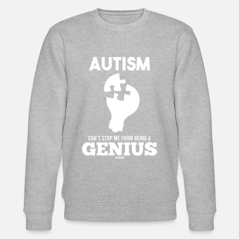 autisme - Sweat bio CHANGER Stanley/Stella Unisexe - gris chiné