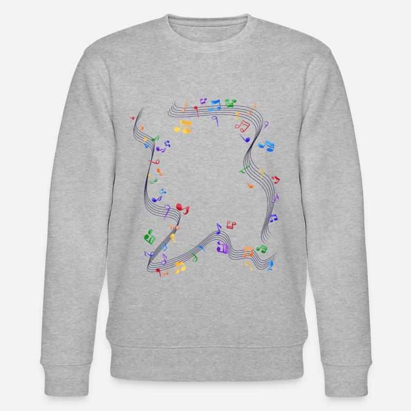 Musik - Stanley/Stella Unisex Bio-Sweatshirt CHANGER  - Grau meliert