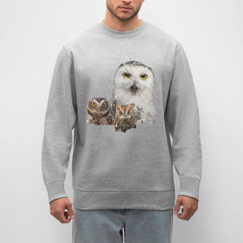 Eule, Eule und Eule Stanley/Stella Unisex Bio-Sweatshirt CHANGER 