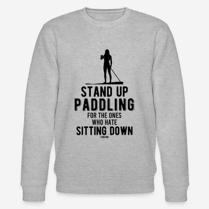 Stand up paddle - Sweat bio CHANGER Stanley/Stella Unisexe - gris chiné