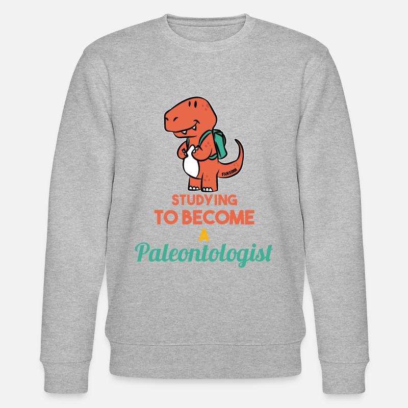 paleontology - Stanley/Stella CHANGER Unisex Organic Sweatshirt - heather grey