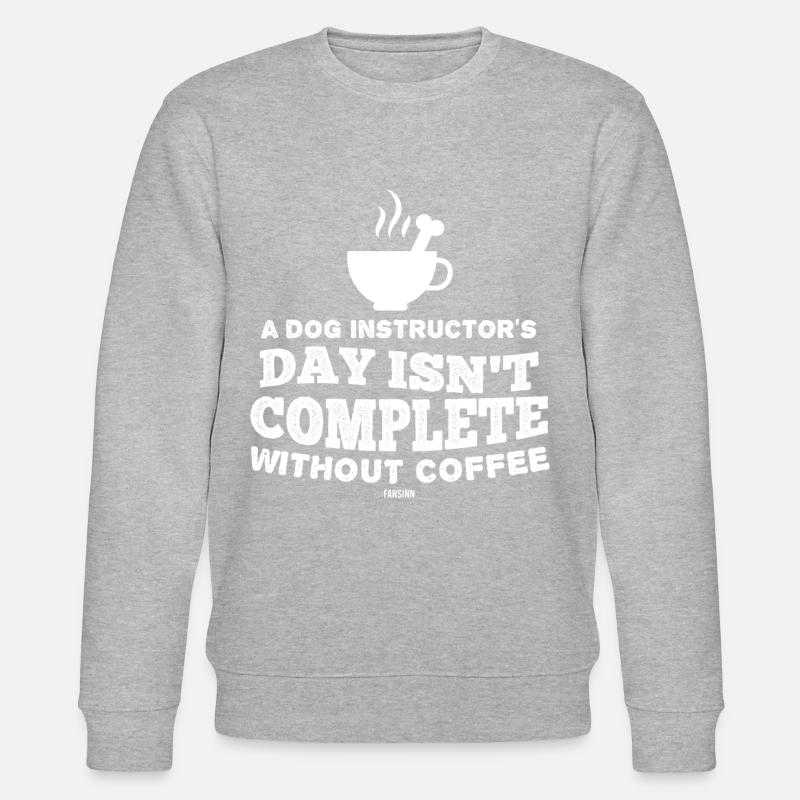 Café école pour chiens - Sweat bio CHANGER Stanley/Stella Unisexe - gris chiné