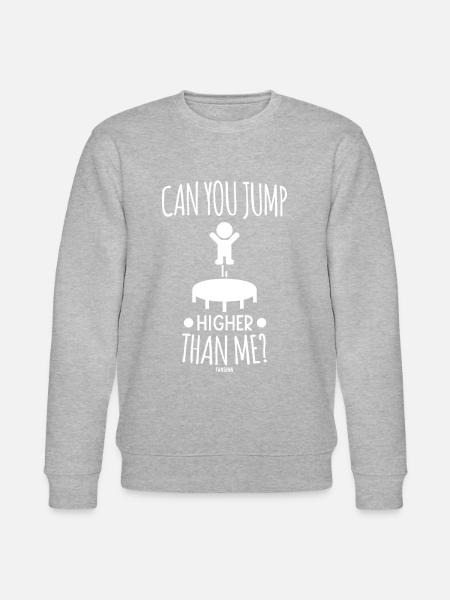 Sportgerät Gymnastiktrampolin hüpfen - Stanley/Stella Unisex Bio-Sweatshirt CHANGER - Grau meliert