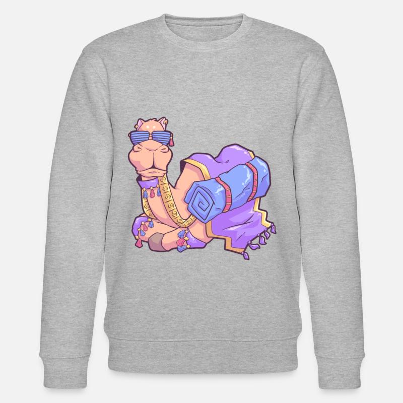 Kamel - Stanley/Stella Unisex Bio-Sweatshirt CHANGER  - Grau meliert