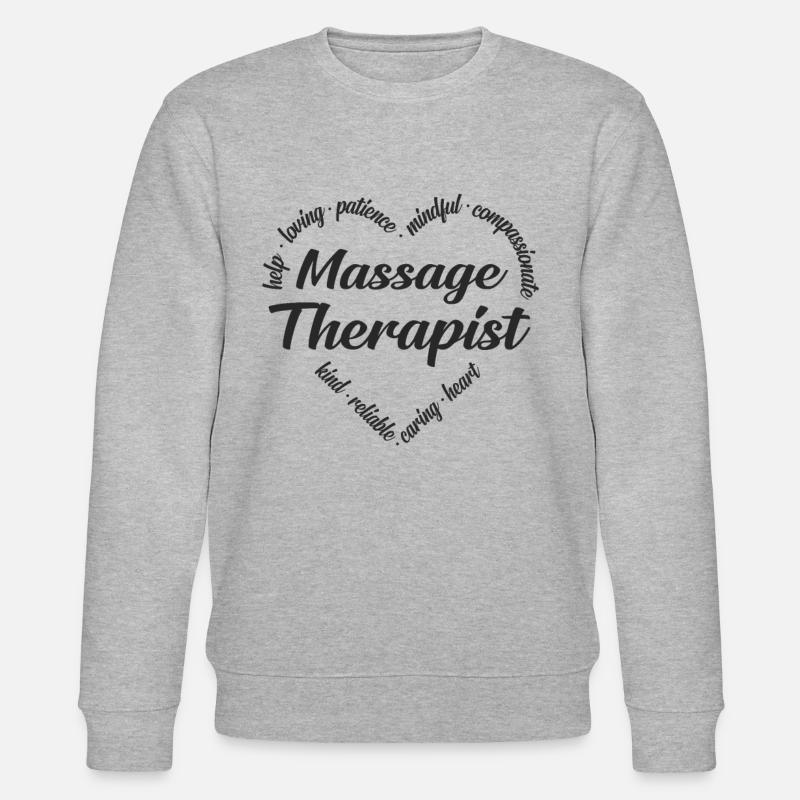 Massagetherapeut Masseur - Stanley/Stella Unisex Bio-Sweatshirt CHANGER  - Grau meliert