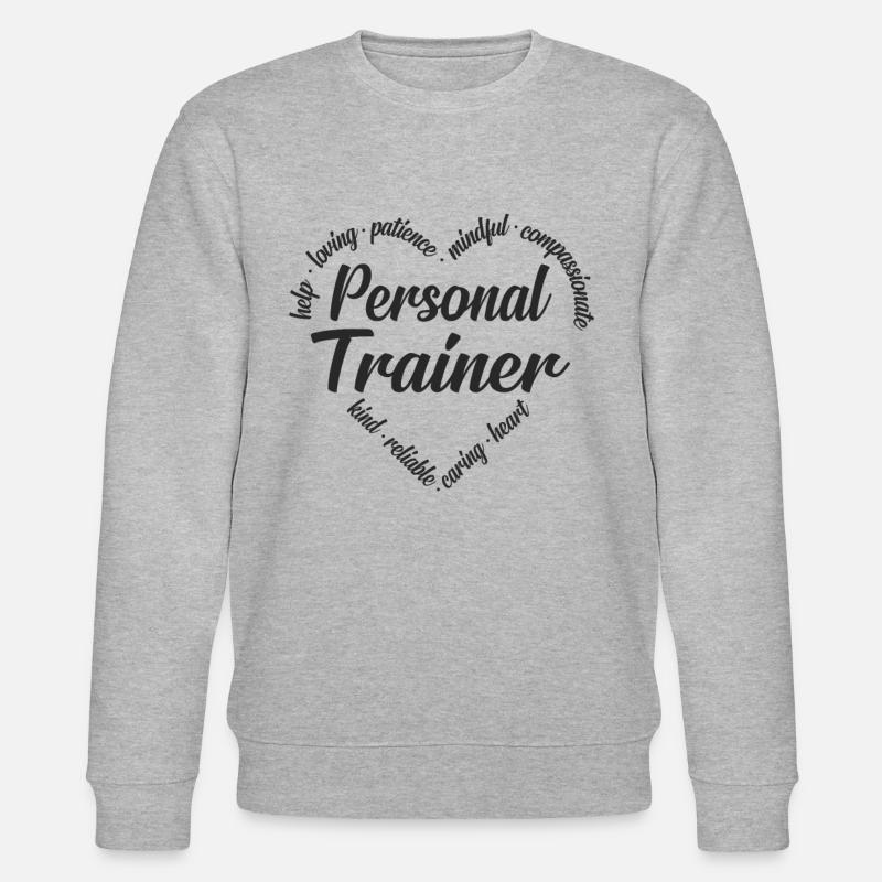 Personal Trainer - Stanley/Stella Unisex Bio-Sweatshirt CHANGER  - Grau meliert