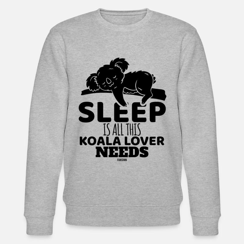 Koala - Stanley/Stella Unisex Bio-Sweatshirt CHANGER  - Grau meliert