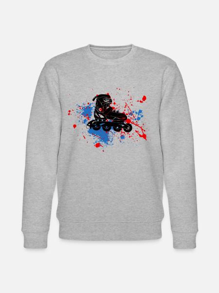 Rollschuhe - Stanley/Stella Unisex Bio-Sweatshirt CHANGER  - Grau meliert