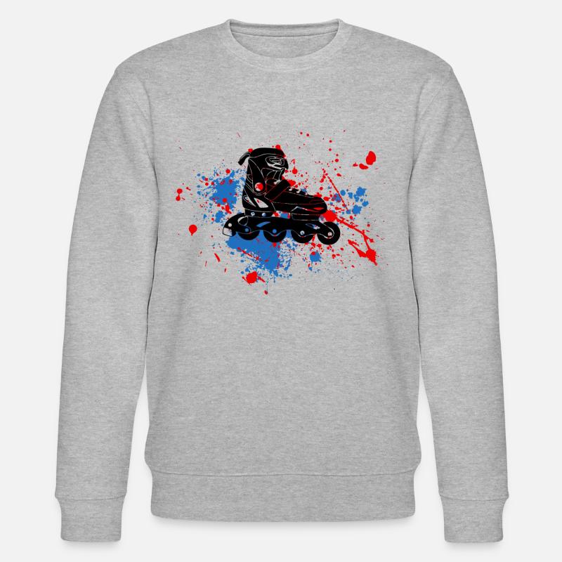 Roller skates - Stanley/Stella CHANGER Unisex Organic Sweatshirt - heather grey