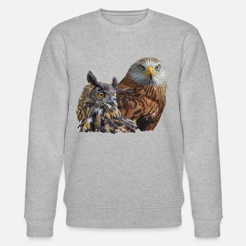Greifvogel - Stanley/Stella Unisex Bio-Sweatshirt CHANGER  - Grau meliert