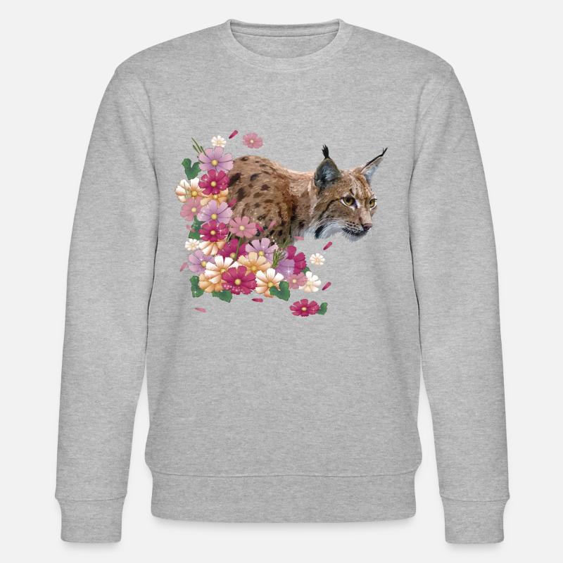 Luchs - Stanley/Stella Unisex Bio-Sweatshirt CHANGER  - Grau meliert