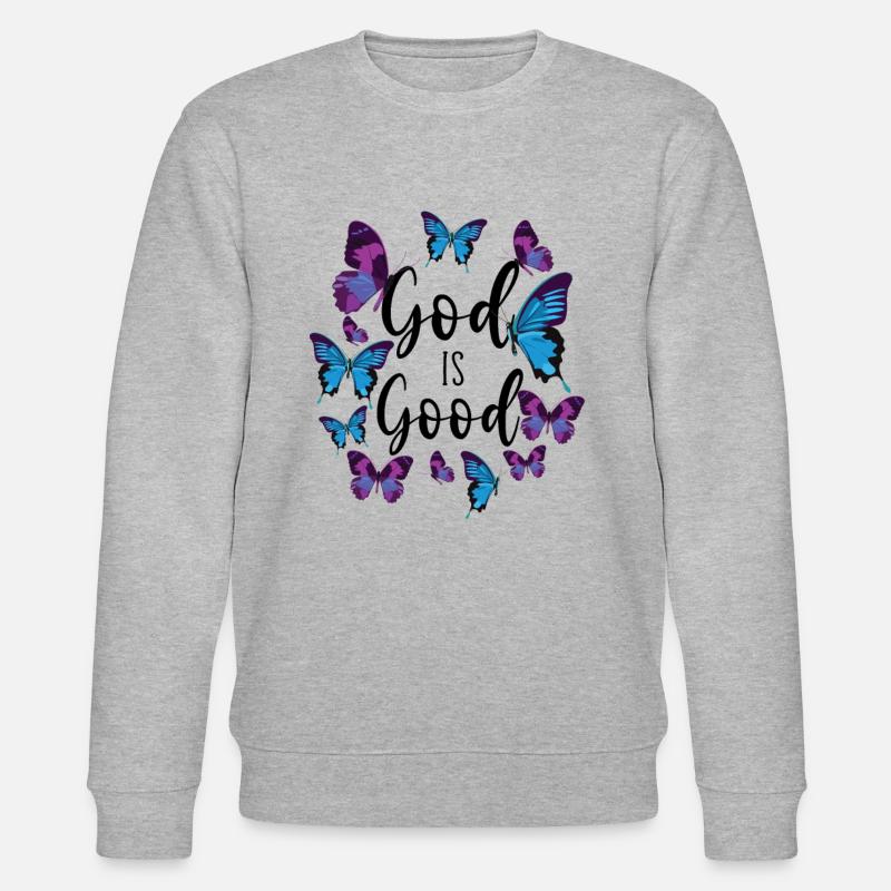 Citation de verset biblique chrétien - Sweat bio CHANGER Stanley/Stella Unisexe - gris chiné