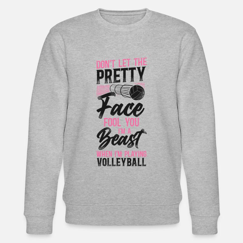 Joueuse de volleyball Équipe Fille - Sweat bio CHANGER Stanley/Stella Unisexe - gris chiné
