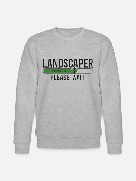 Landscaper Landscaping Landscape - Stanley/Stella Unisex Bio-Sweatshirt CHANGER  - Grau meliert