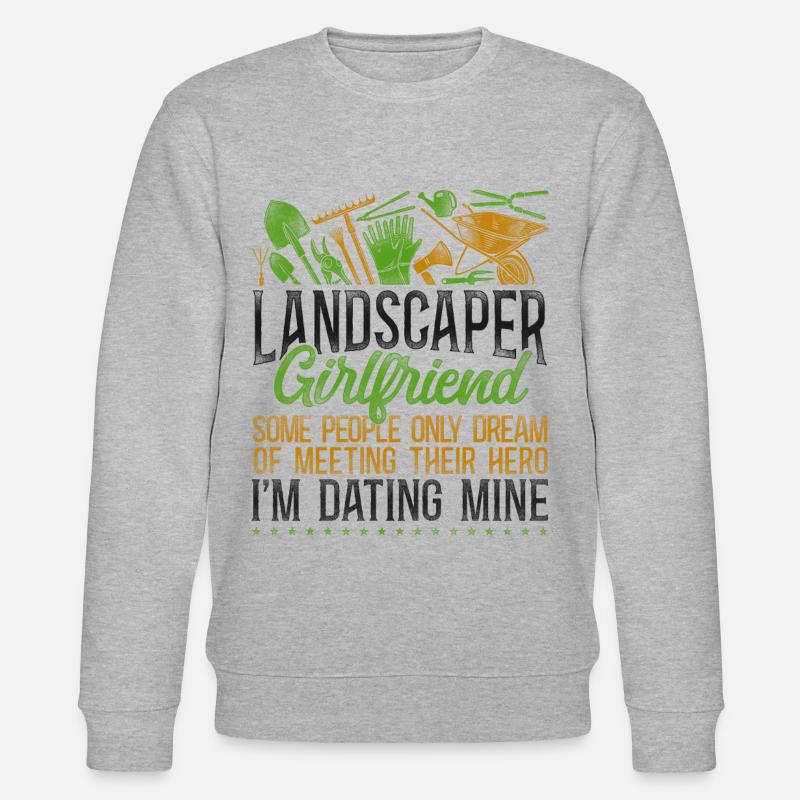 Landscaper Landscaping Landscape - Stanley/Stella Unisex Bio-Sweatshirt CHANGER  - Grau meliert