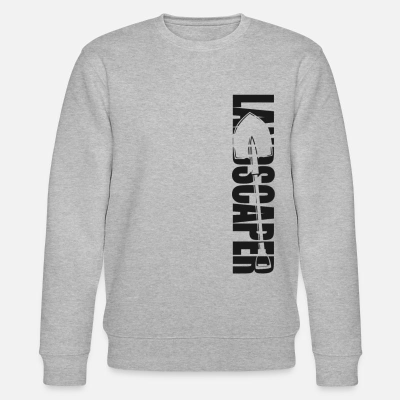 Landscaper Landscaping Landscape - Stanley/Stella Unisex Bio-Sweatshirt CHANGER  - Grau meliert