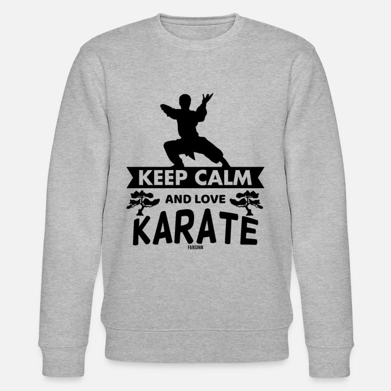 Karate - Stanley/Stella Unisex Bio-Sweatshirt CHANGER  - Grau meliert