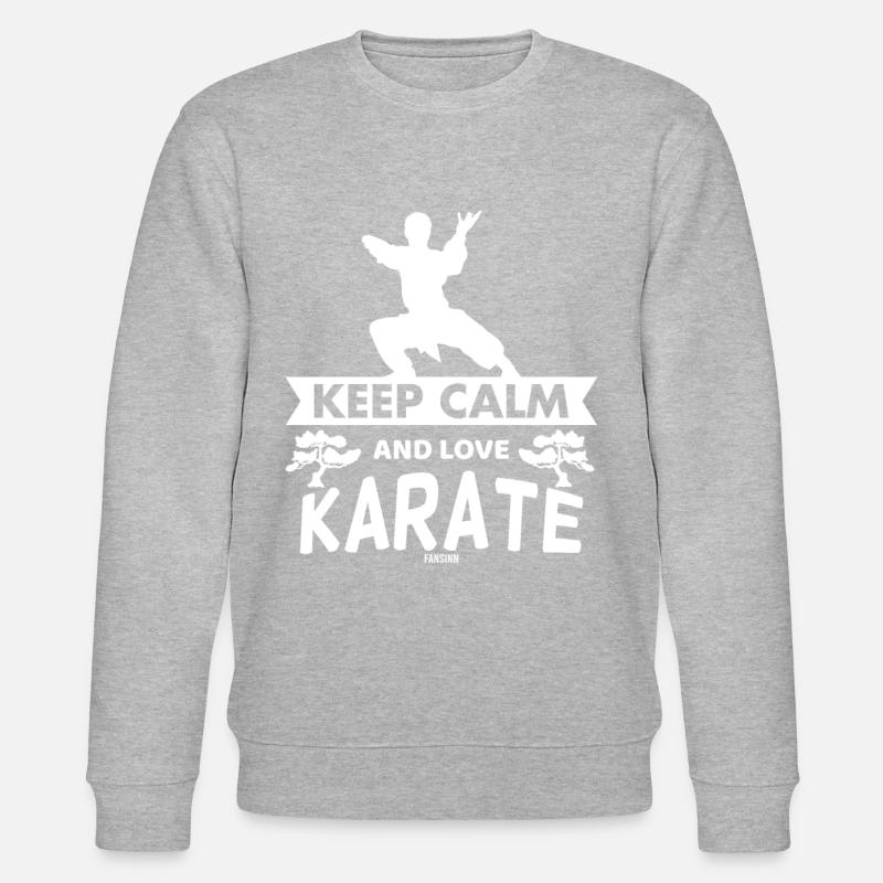 Martial Arts Karate - Stanley/Stella Unisex Bio-Sweatshirt CHANGER  - Grau meliert