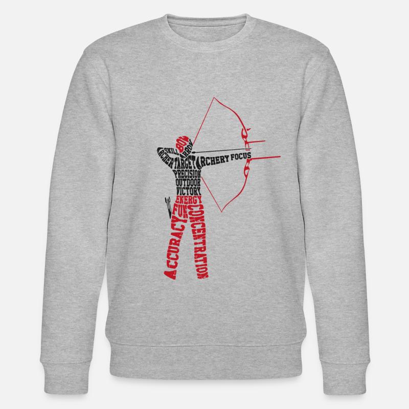 Archer Archer Nuage de mots - Sweat bio CHANGER Stanley/Stella Unisexe - gris chiné