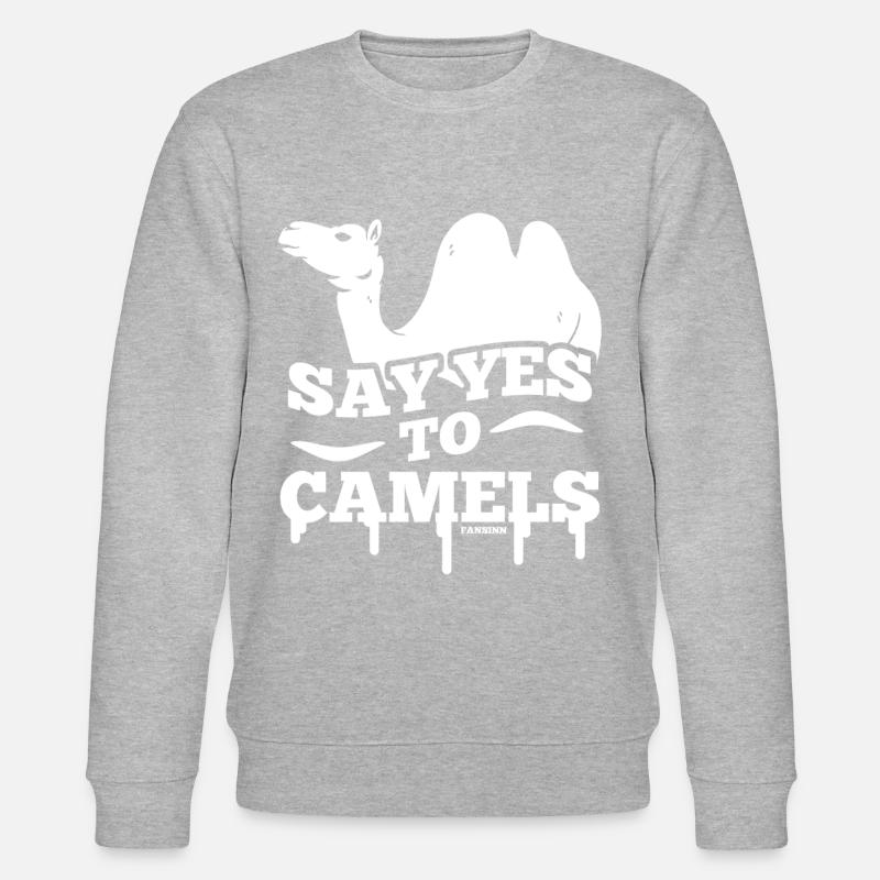 Dites oui aux chameaux - Sweat bio CHANGER Stanley/Stella Unisexe - gris chiné