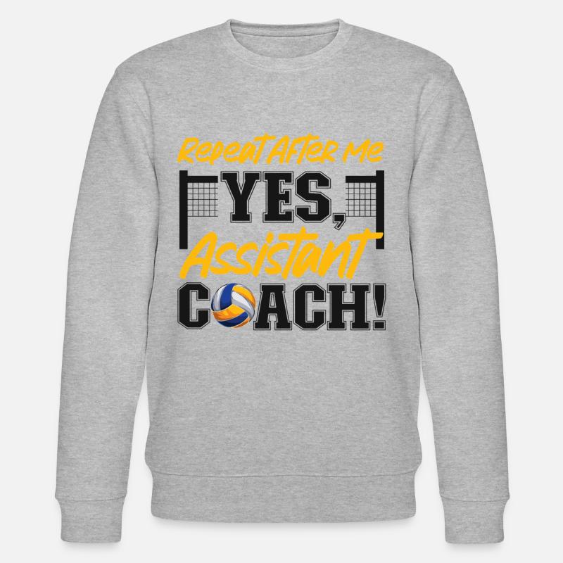 Volleyball Player Team Assistant - Stanley/Stella Unisex Bio-Sweatshirt CHANGER  - Grau meliert