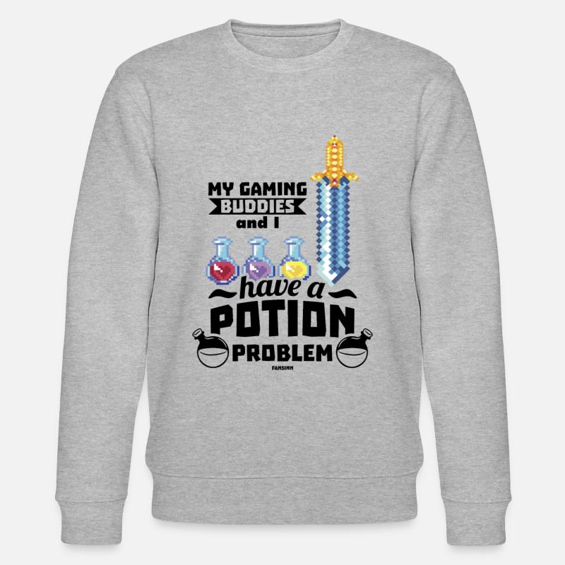 Gaming - Stanley/Stella Unisex Bio-Sweatshirt CHANGER  - Grau meliert