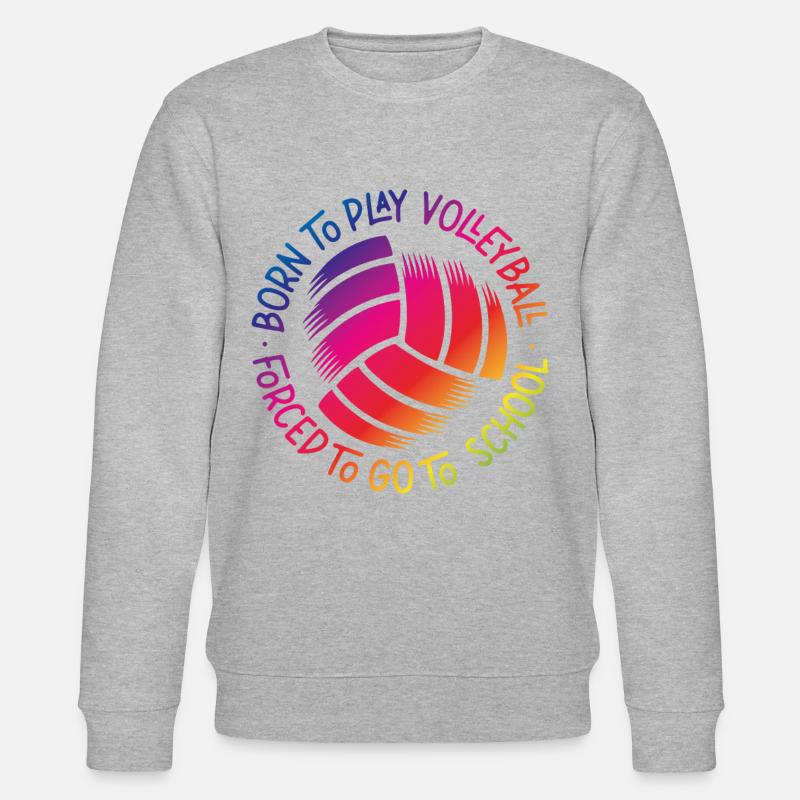 Équipe de volley-ball née de - Sweat bio CHANGER Stanley/Stella Unisexe - gris chiné