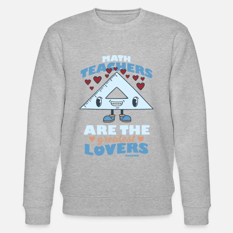 Mathematik Mathe Mathematiker Mathelehrer Geschenk - Stanley/Stella Unisex Bio-Sweatshirt CHANGER  - Grau meliert