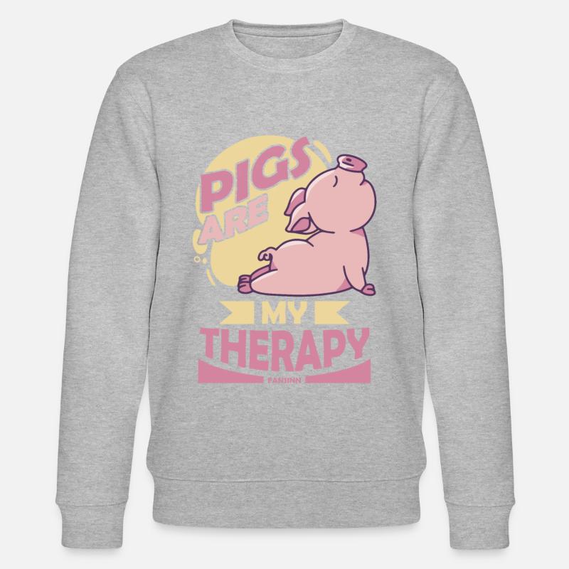 Cochon - Sweat bio CHANGER Stanley/Stella Unisexe - gris chiné