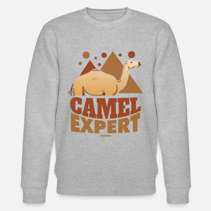 Camel Expert - Stanley/Stella Unisex Bio-Sweatshirt CHANGER  - Grau meliert