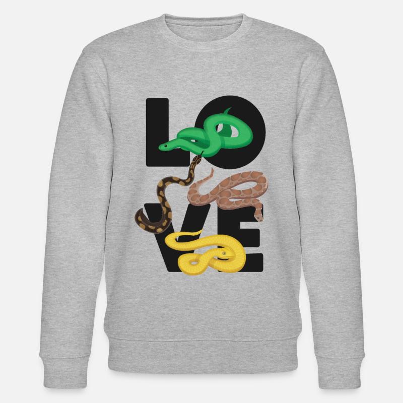 Serpent Serpent Amour - Sweat bio CHANGER Stanley/Stella Unisexe - gris chiné