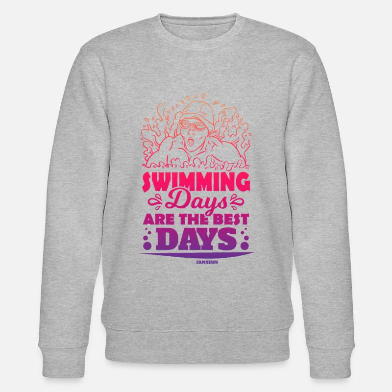 Schwimmen - Stanley/Stella Unisex Bio-Sweatshirt CHANGER  - Grau meliert