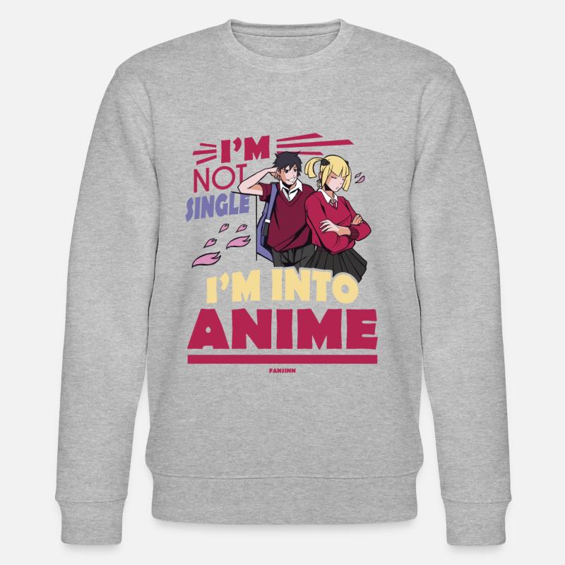 J’aime l’anime - Sweat bio CHANGER Stanley/Stella Unisexe - gris chiné