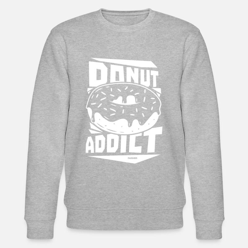 Donut - Stanley/Stella Unisex Bio-Sweatshirt CHANGER  - Grau meliert