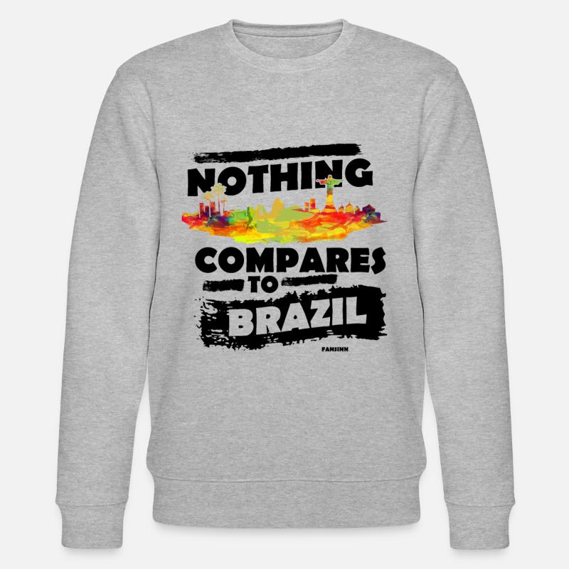 Brasilien - Stanley/Stella Unisex Bio-Sweatshirt CHANGER  - Grau meliert