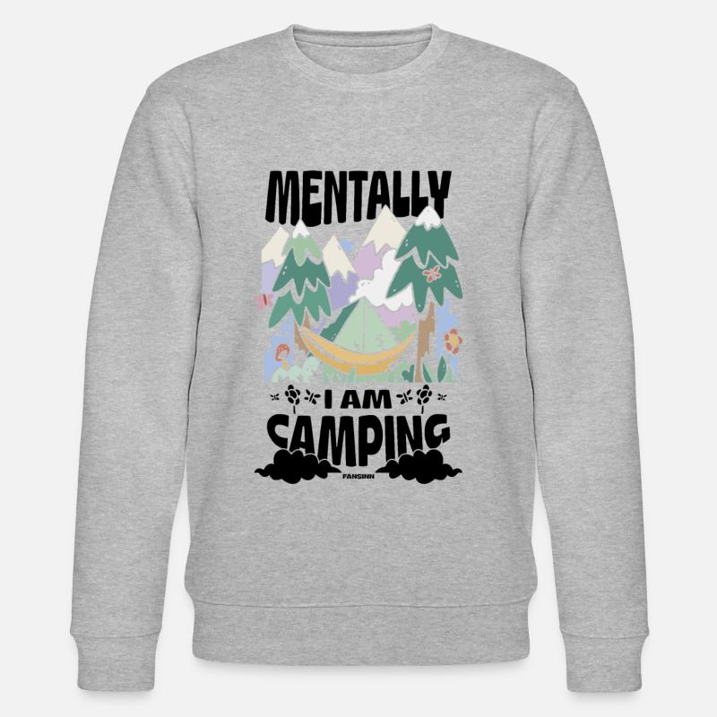 Camping - Stanley/Stella Unisex Bio-Sweatshirt CHANGER  - Grau meliert