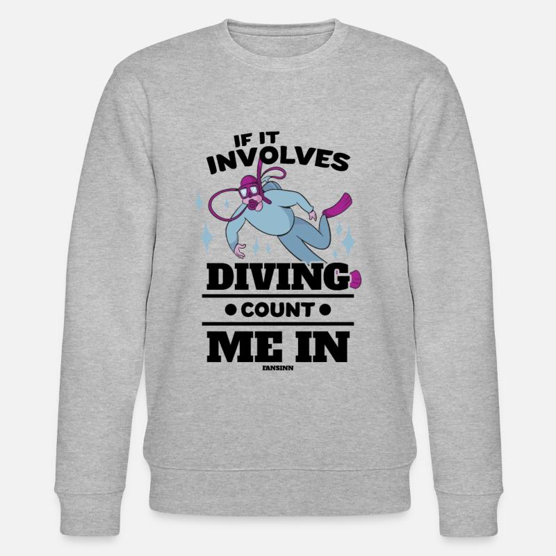Tauchen - Stanley/Stella Unisex Bio-Sweatshirt CHANGER  - Grau meliert