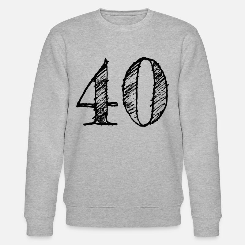 40 years 40th anniversary - Stanley/Stella CHANGER Unisex Organic Sweatshirt - heather grey