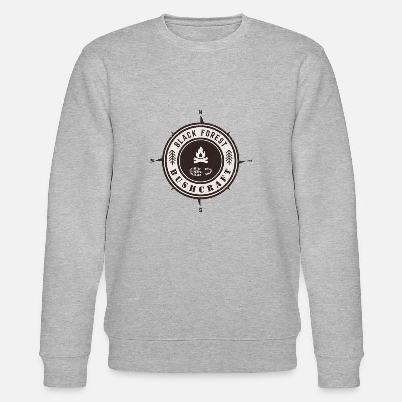 Bushcraft de la Forêt-Noire - Sweat bio CHANGER Stanley/Stella Unisexe - gris chiné