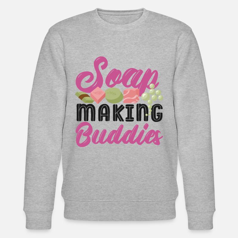 Soap Making Crafting Soap Making - Stanley/Stella CHANGER Unisex Organic Sweatshirt - heather grey
