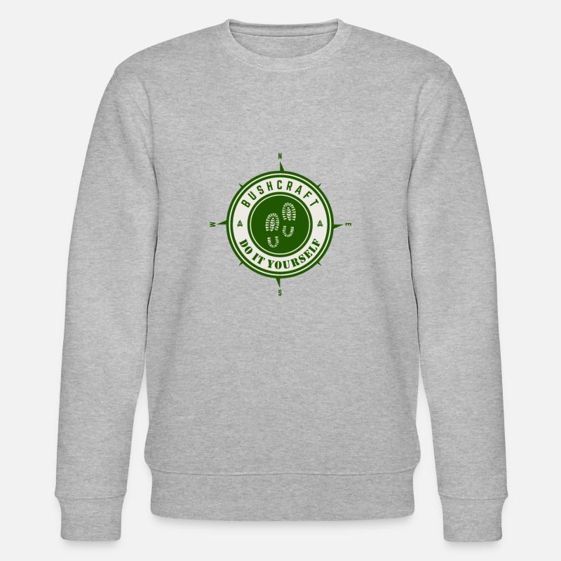 Bushcraft - Faites-le vous-même - Sweat bio CHANGER Stanley/Stella Unisexe - gris chiné