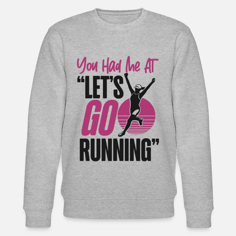 Running Runner Semi-Marathon - Sweat bio CHANGER Stanley/Stella Unisexe - gris chiné