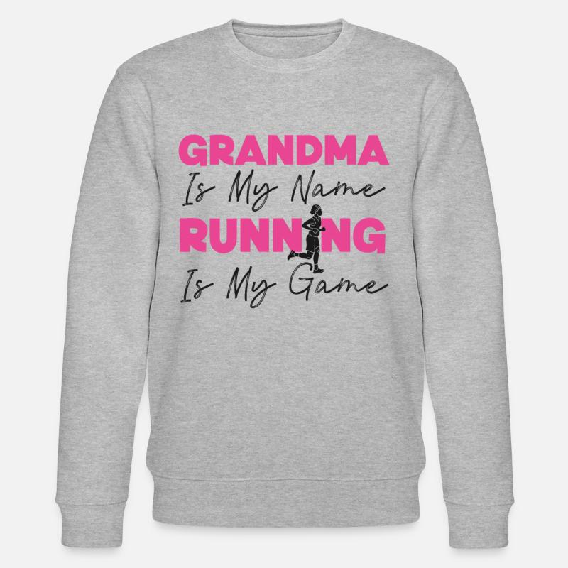 Running Runner Half Marathon - Stanley/Stella CHANGER Unisex Organic Sweatshirt - heather grey