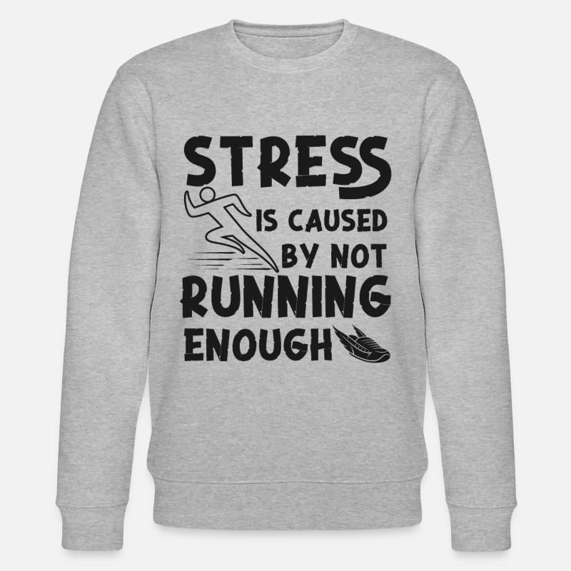 Running Runner Semi-Marathon - Sweat bio CHANGER Stanley/Stella Unisexe - gris chiné