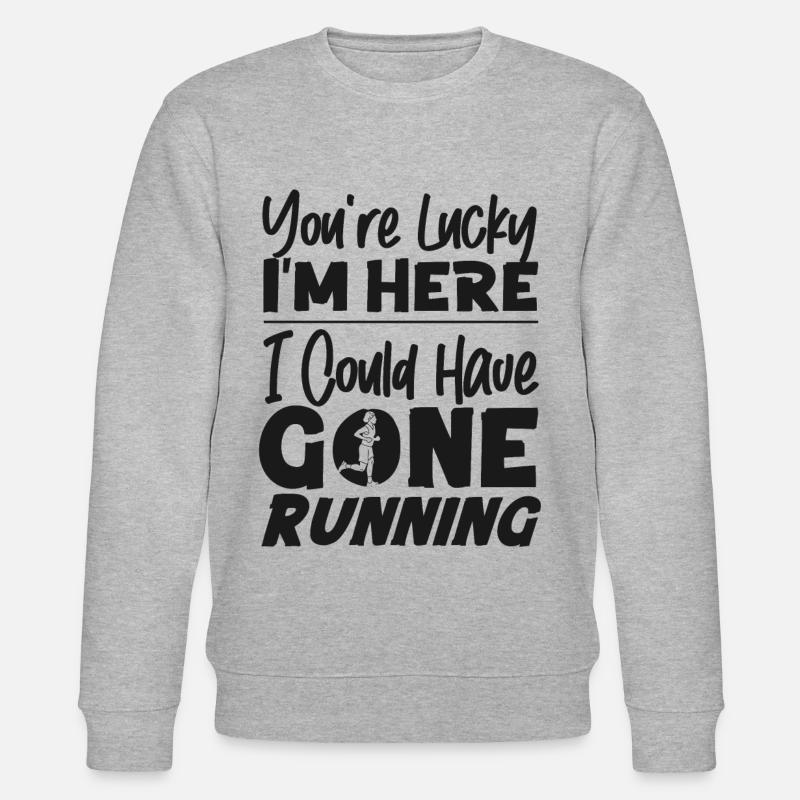 Running Runner Semi-Marathon - Sweat bio CHANGER Stanley/Stella Unisexe - gris chiné