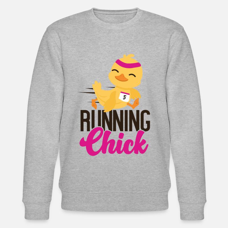 Running Runner Semi-Marathon - Sweat bio CHANGER Stanley/Stella Unisexe - gris chiné