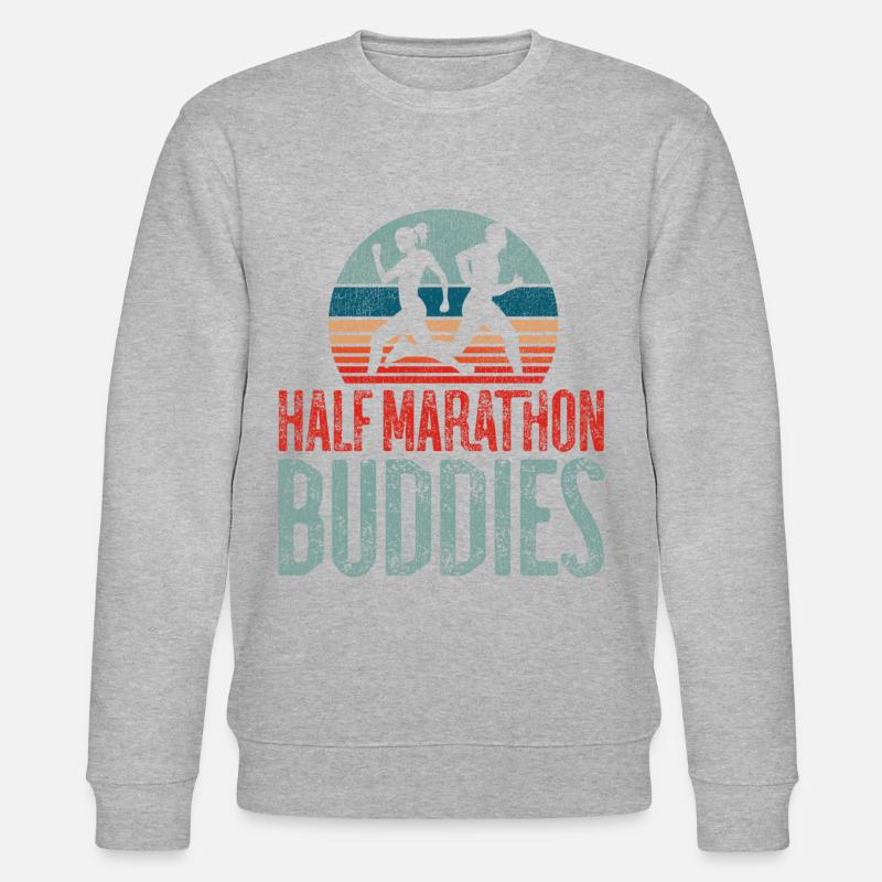 Running Runner Semi-Marathon - Sweat bio CHANGER Stanley/Stella Unisexe - gris chiné