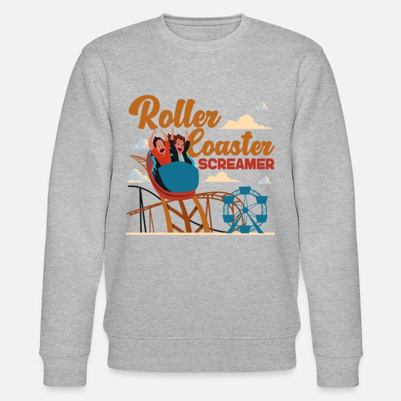 Roller Coaster Roller Coaster - Sweat bio CHANGER Stanley/Stella Unisexe - gris chiné