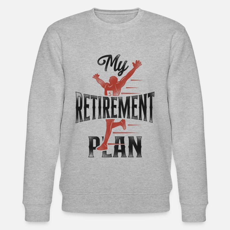 Running Runner Half Marathon - Stanley/Stella CHANGER Unisex Organic Sweatshirt - heather grey