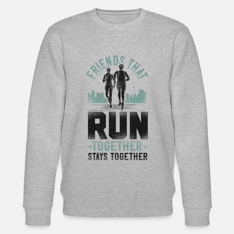 Running Runner Semi-Marathon - Sweat bio CHANGER Stanley/Stella Unisexe - gris chiné